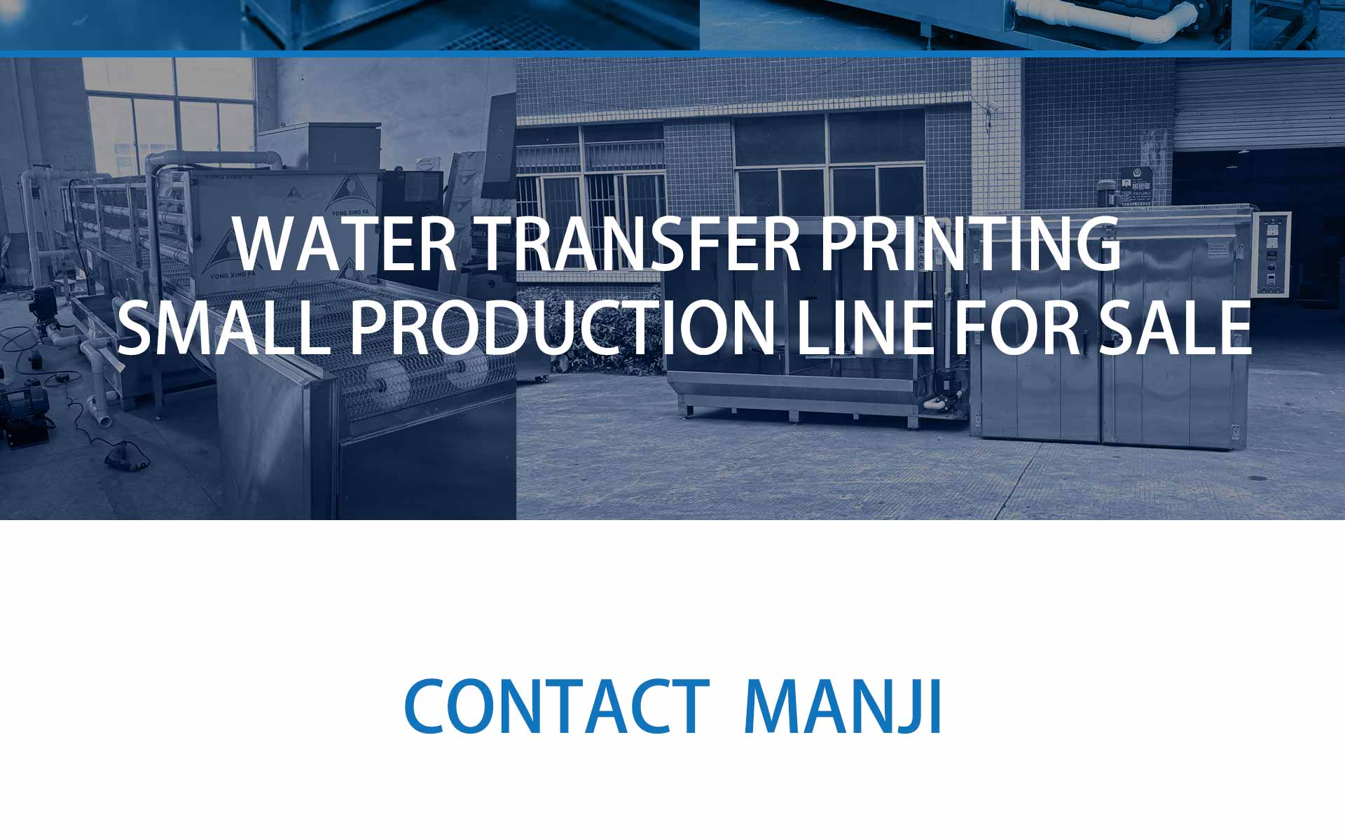 Water transfer printing small production line for sale