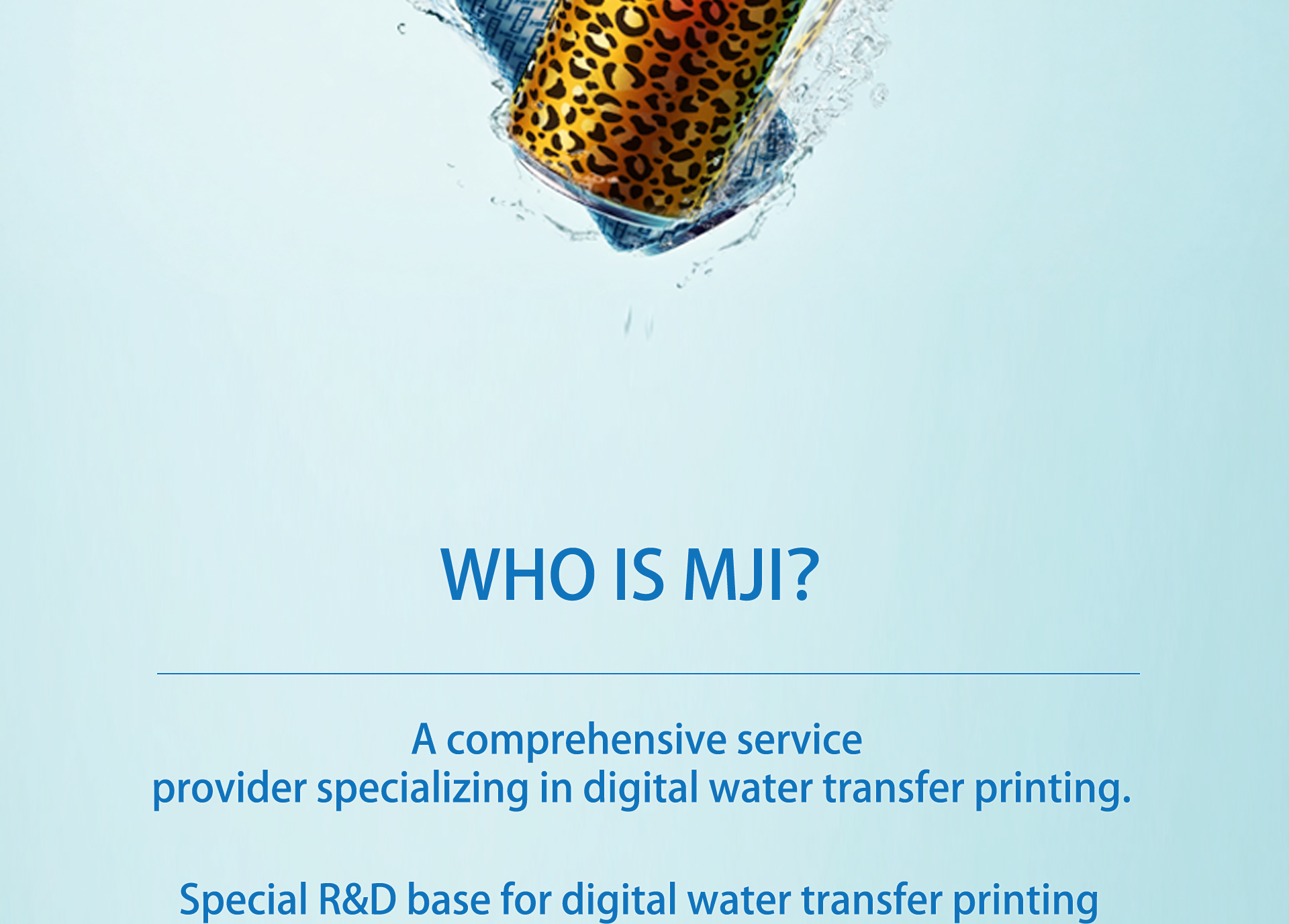A comprehensive service provider specializing in digital water
